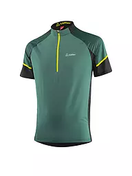 LÖFFLER | Herren Radtrikot Leaves Tour HZ | Petrolio