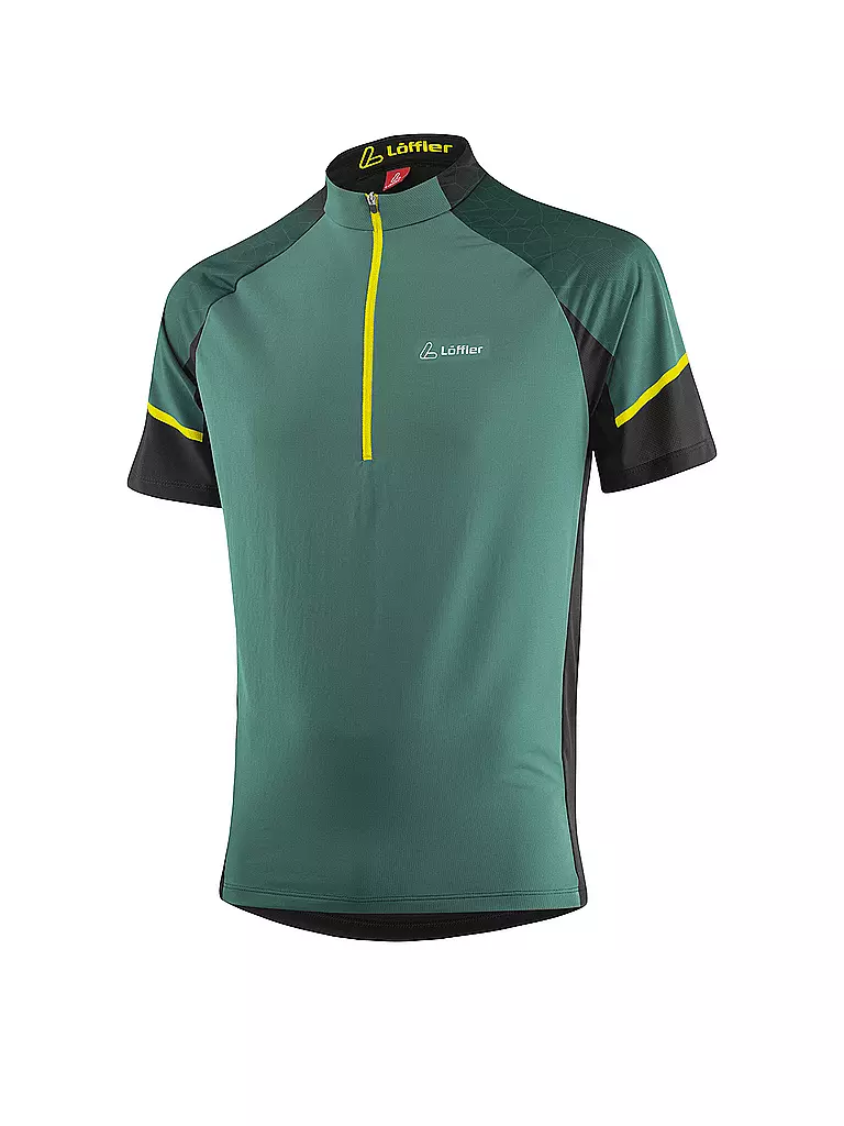 LÖFFLER | Herren Radtrikot Leaves Tour HZ | Petrolio