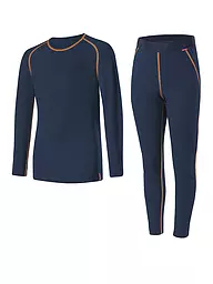 LÖFFLER | Set intimo lungo Transtex caldo per bambini | Blu scuro