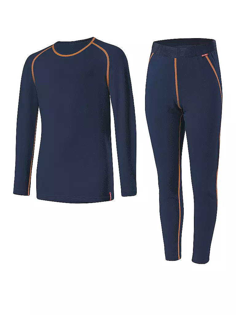LÖFFLER | Kinder Funktionsunterwäsche-Set TRANSTEX® WARM | Blu scuro