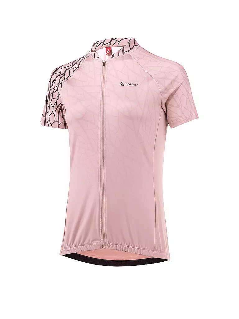 LÖFFLER | Maglia da ciclismo da donna Lively Mid FZ | Rosa