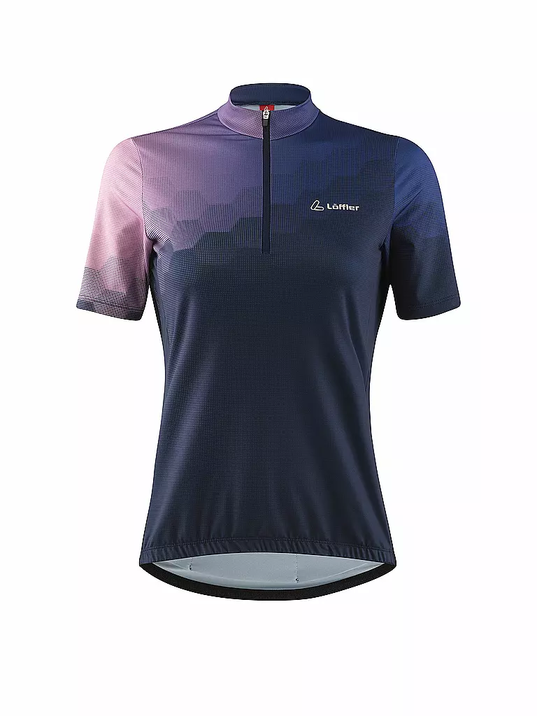LÖFFLER | Maglia da ciclismo da donna Prisma HZ | Blu scuro
