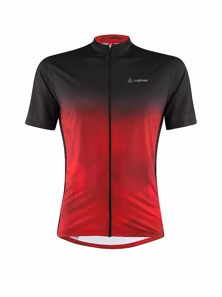 LÖFFLER | Maglia da ciclismo da uomo Dome FZ | Rosso