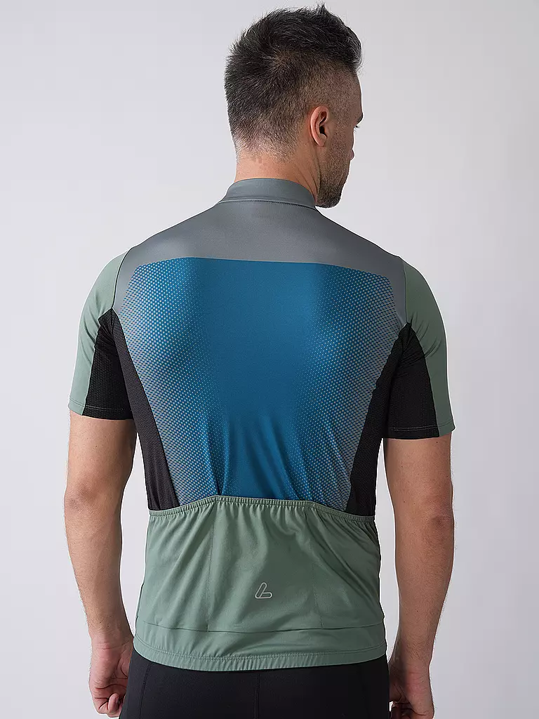 LÖFFLER | Maglia da ciclismo da uomo Grady Mid FZ | Blu