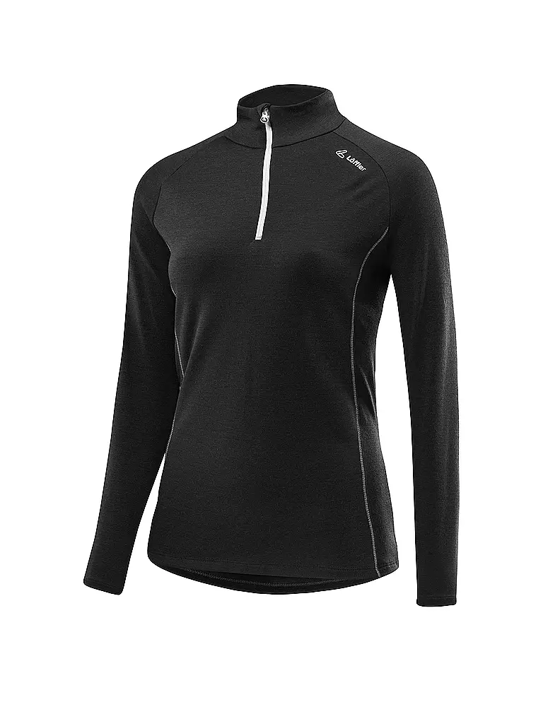 LÖFFLER | Maglia da sci di fondo da donna Midlayer transtex® Merino | Nero