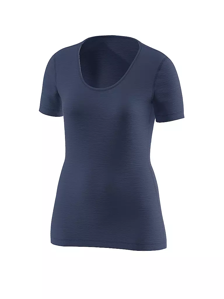 LÖFFLER | Maglietta intima da donna Merino Light | Blu scuro