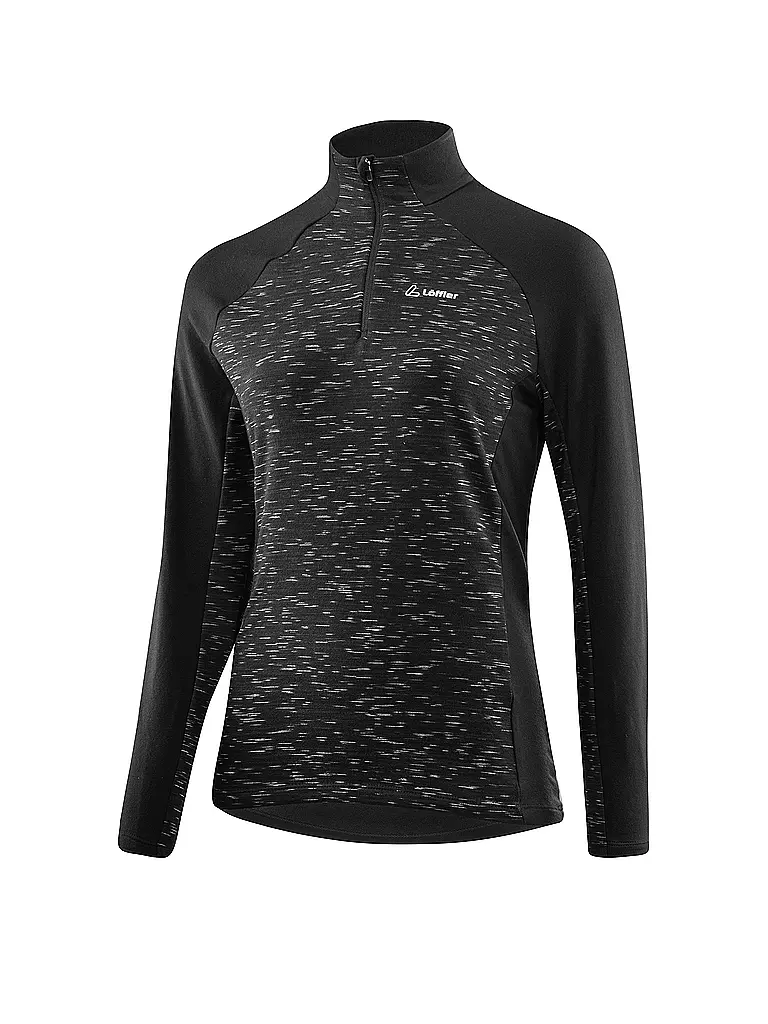 LÖFFLER | Midlayer da donna Starlit Transtex® | Nero