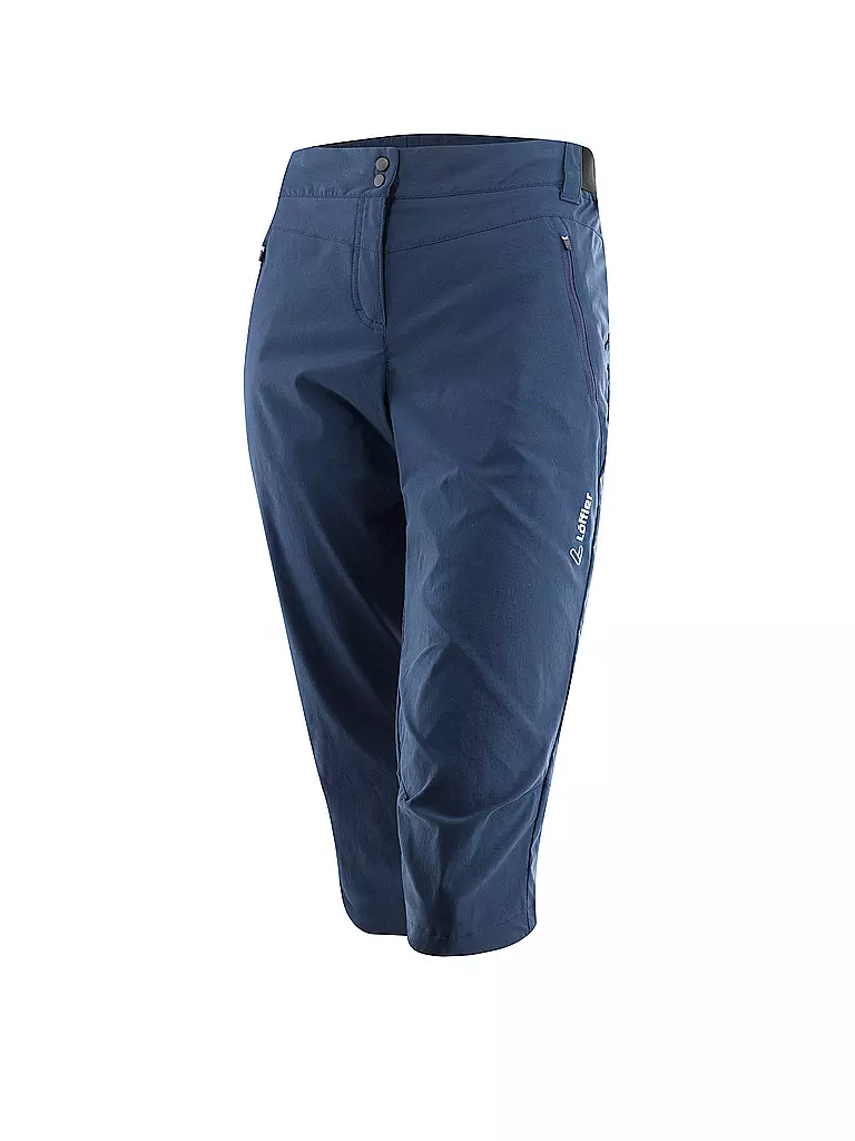 LÖFFLER | Pantaloncini da ciclismo da donna CSL 3/4 | Blu scuro