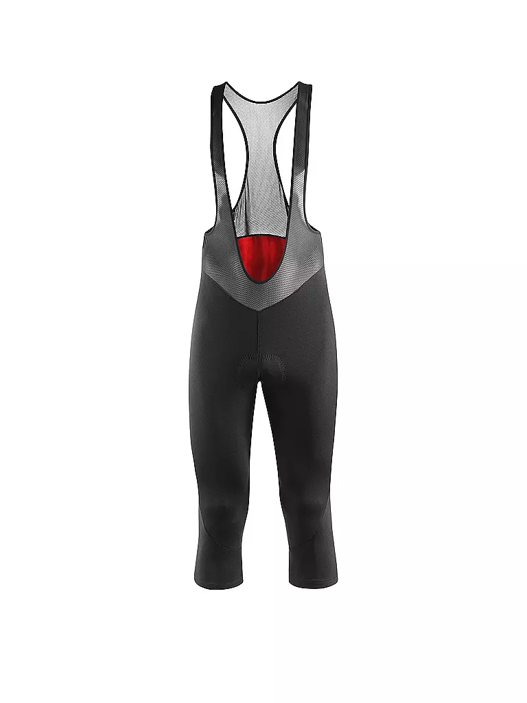 LÖFFLER | Salopette da ciclismo da uomo Basic Gel 3/4 | Nero