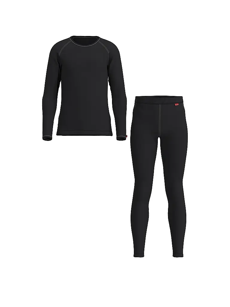 LÖFFLER | Set intimo per bambini TRANSTEX® WARM | Nero