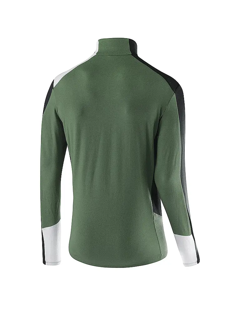 LÖFFLER | Zipshirt intimo da uomo HARLEY TRANSTEX® | Oliva