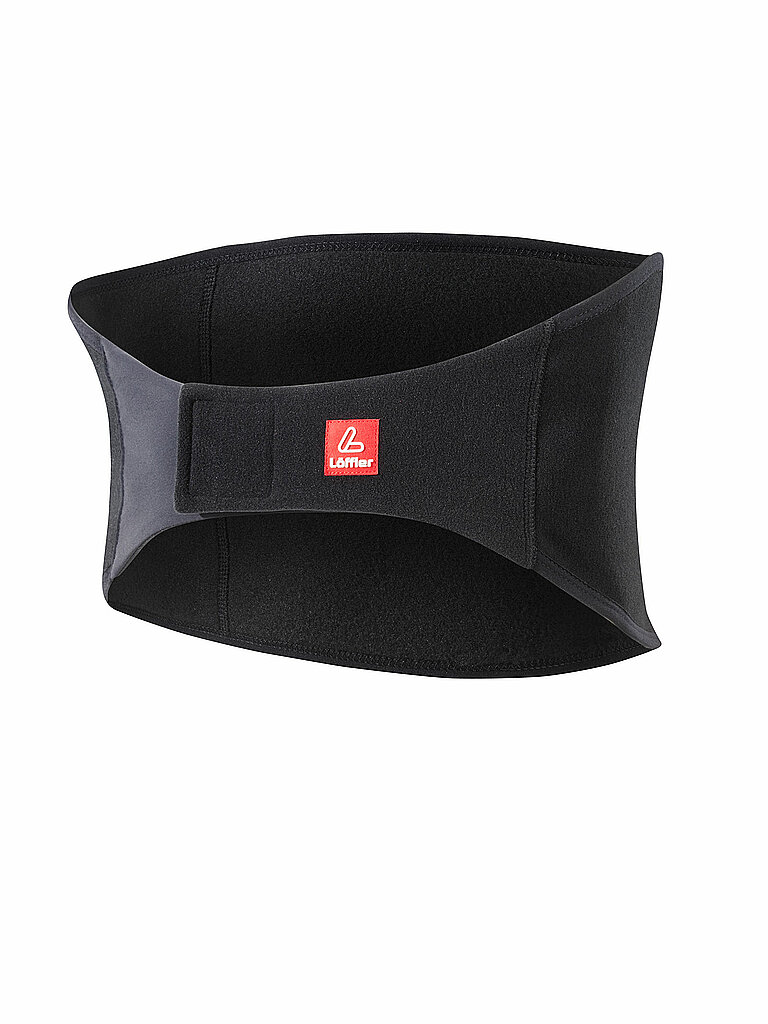 Löffler Fascia lombare in pile nero L