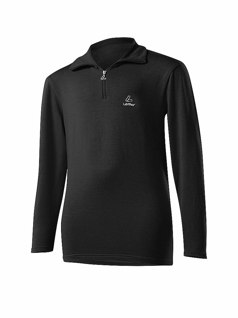 Löffler Kinder TRANSTEX® Zip-Rolli Basic nero 164
