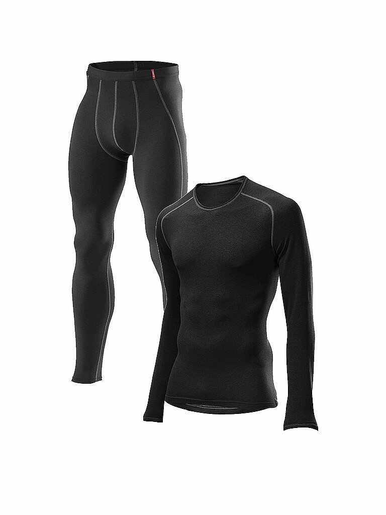 Löffler Set intimo funzionale da uomo TRANSTEX® WARM nero 54