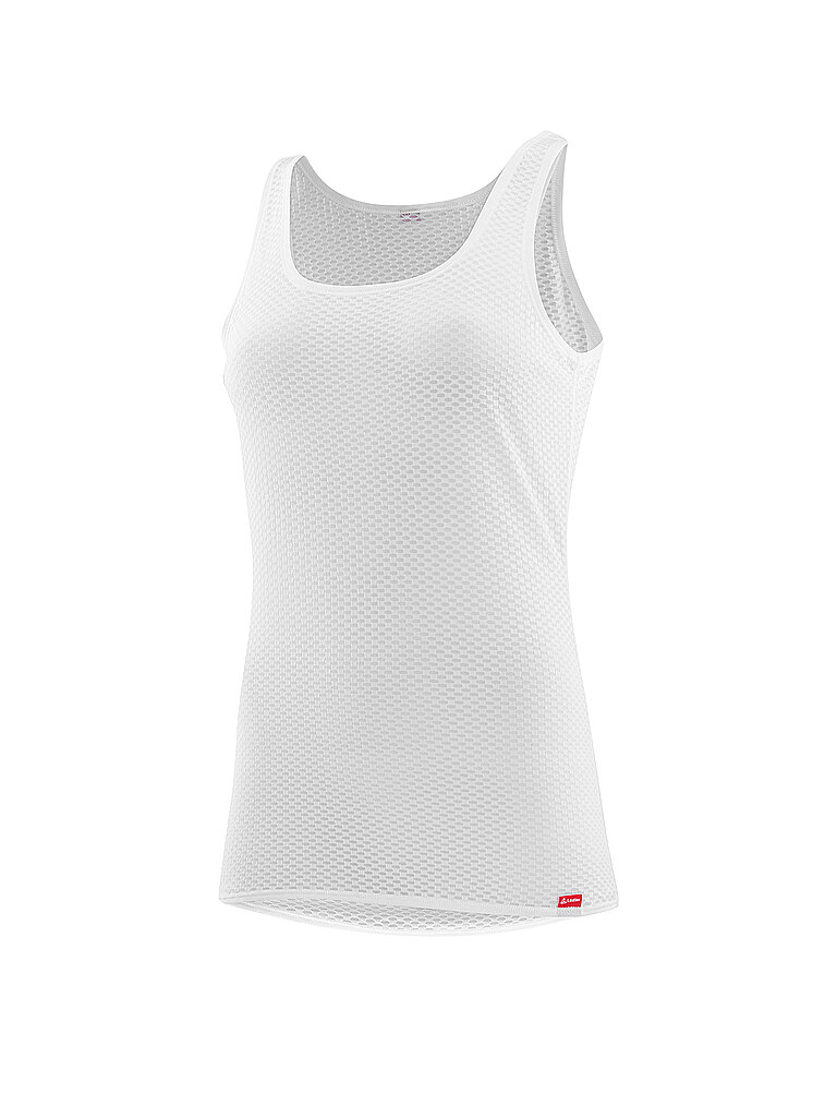 Löffler Canotta da donna Grid Transtex® Light bianco 36