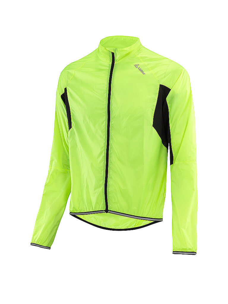 Löffler Giacca da ciclismo antivento da uomo giallo 48