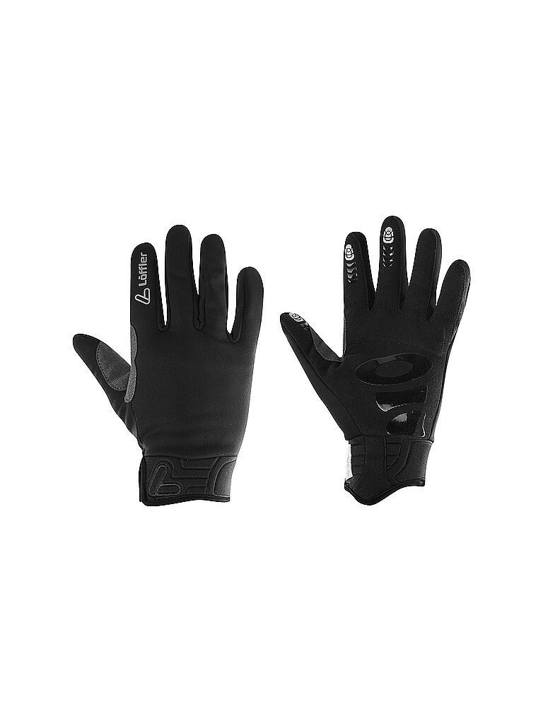 Löffler Guanti Softshell WS Warm nero 7-7,5