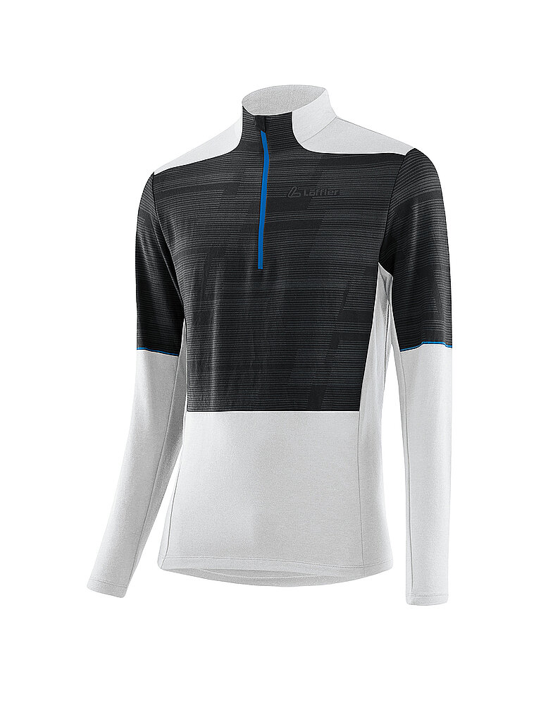 Löffler Zipshirt intimo da uomo TRANSTEX® Hywa nero 52