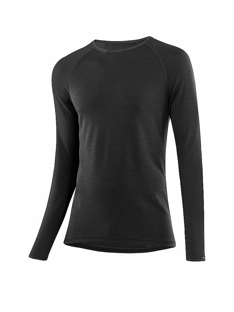Löffler Maglia intima da uomo TRANSTEX® Merino nero 50