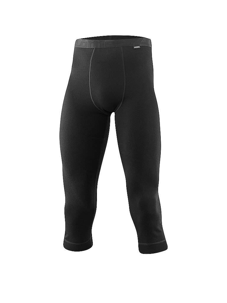 Löffler Pantalone intimo da uomo TRANSTEX® Merino nero 50