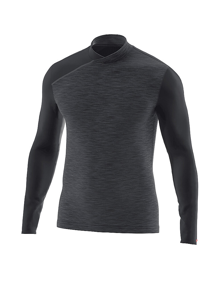 Löffler Maglia intima da uomo Stripes Transtex nero 56