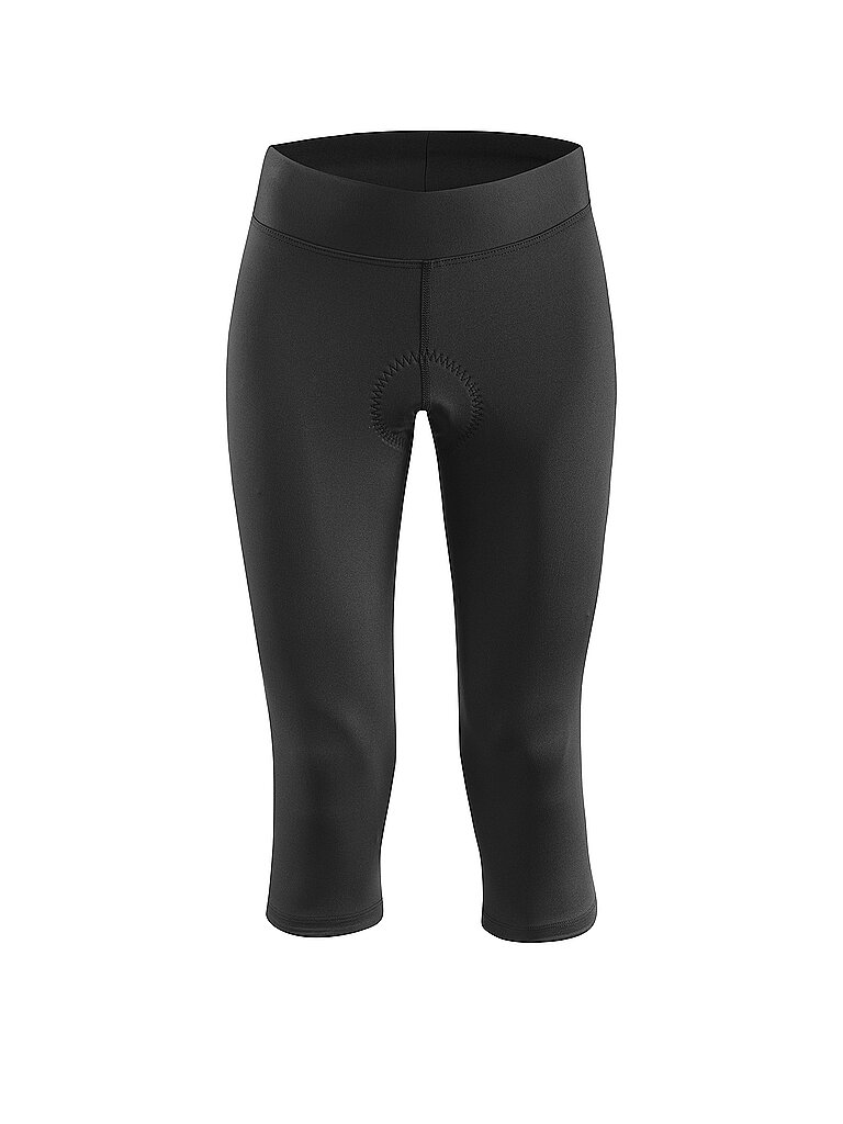 Löffler Pantaloncini da ciclismo da donna Basic 3/4 con cintura nero 48