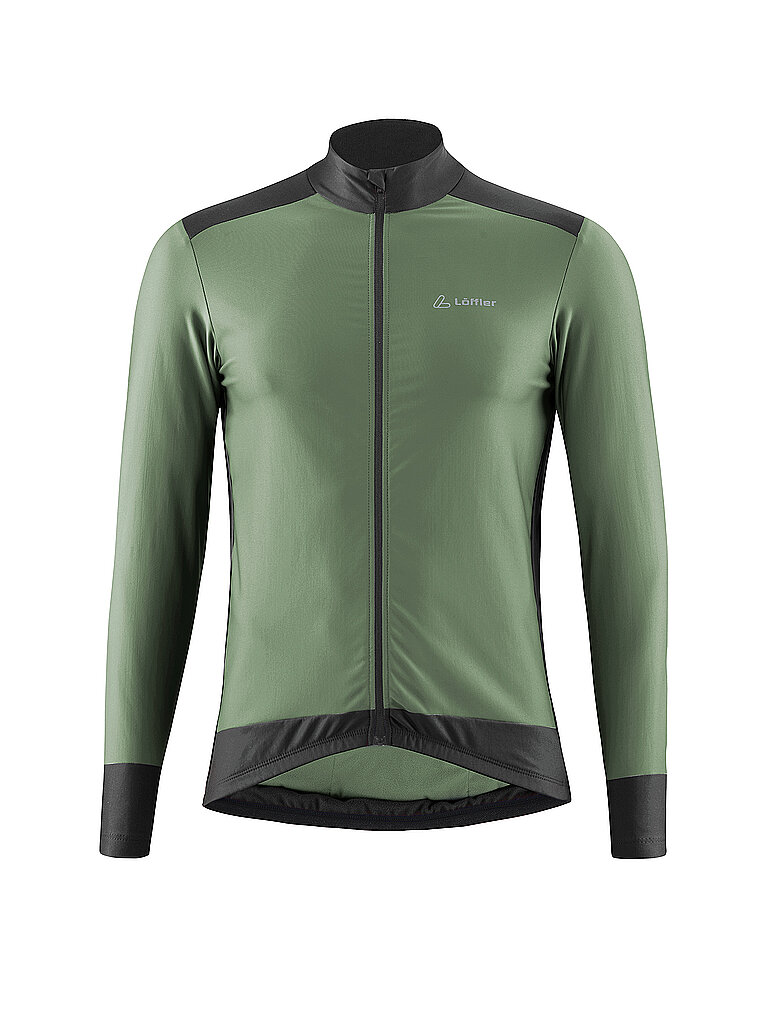 Löffler Maglia da ciclismo invernale da uomo General Mid oliva 48