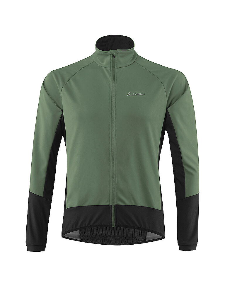Löffler Giacca invernale da ciclismo da uomo Alpha Airblocc Light oliva 56