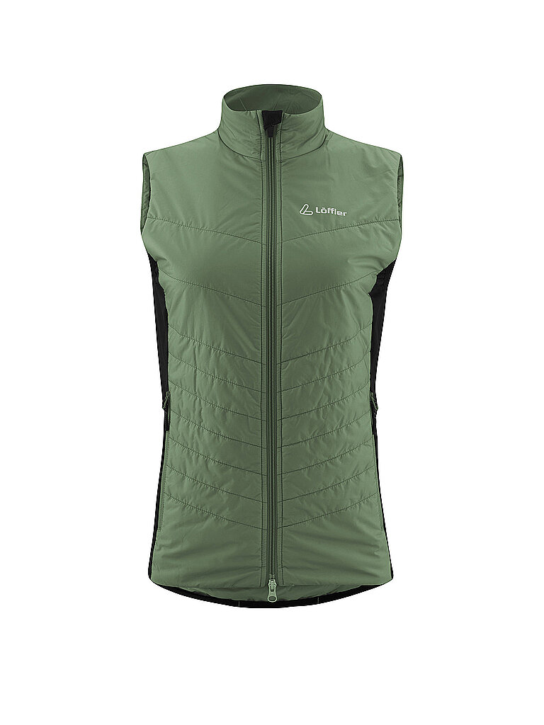 Löffler Gilet da sci di fondo da donna PL60 oliva 40