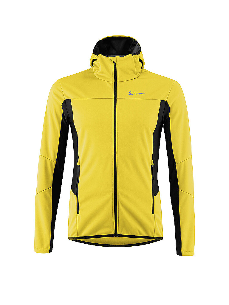 Löffler Giacca da sci di fondo da uomo North AB Light Hoodie giallo 56