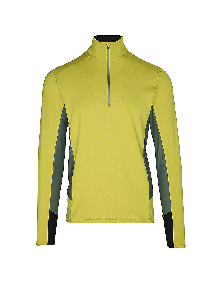 Löffler Maglia intima da uomo Midlayer Tech-Stretch giallo 54