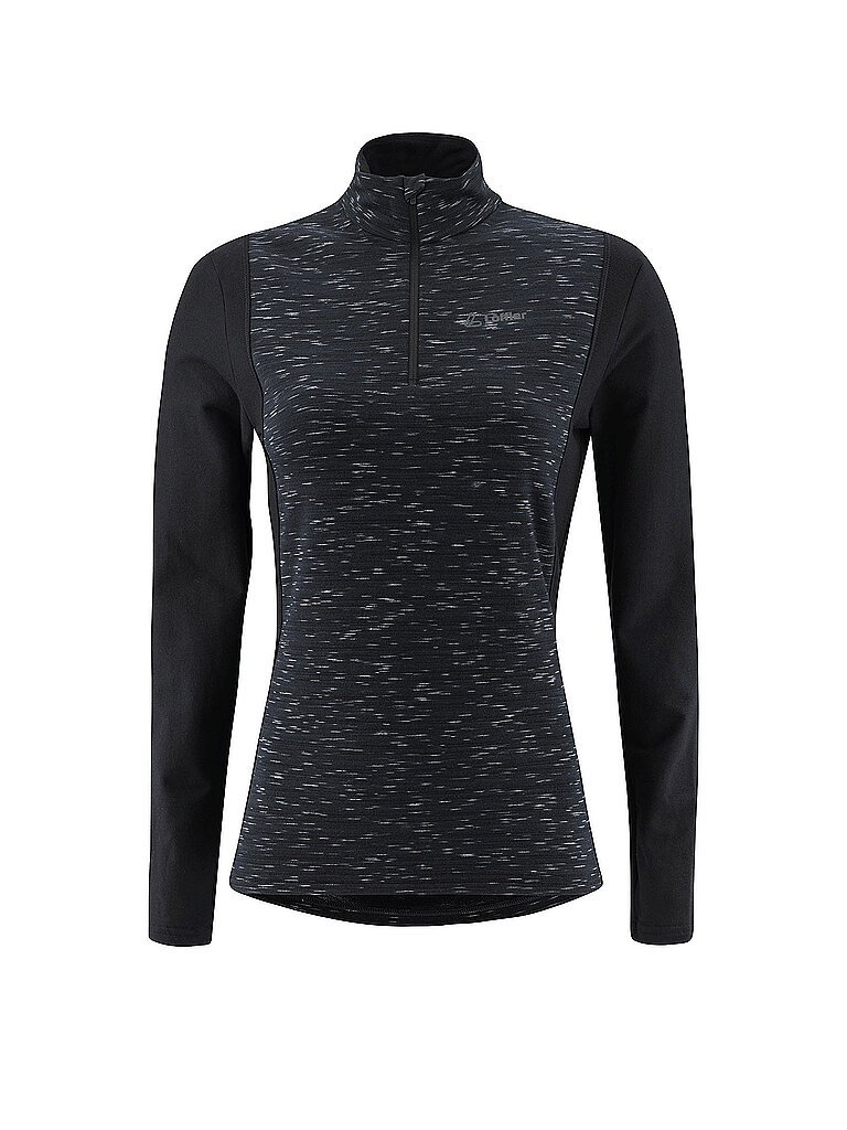 Löffler Zipshirt intimo da donna STARLIT TRANSTEX® nero 34