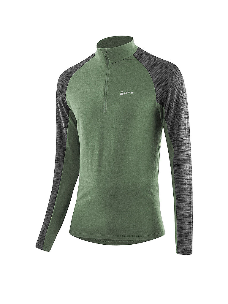Löffler Maglia intima da uomo Midlayer Transtex oliva 54