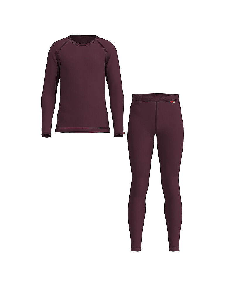 Löffler Set intimo per bambini TRANSTEX® WARM rosso scuro 104