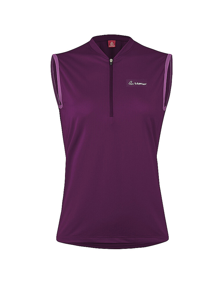 Löffler Maglia da ciclismo da donna Plain HZ rosso scuro 44