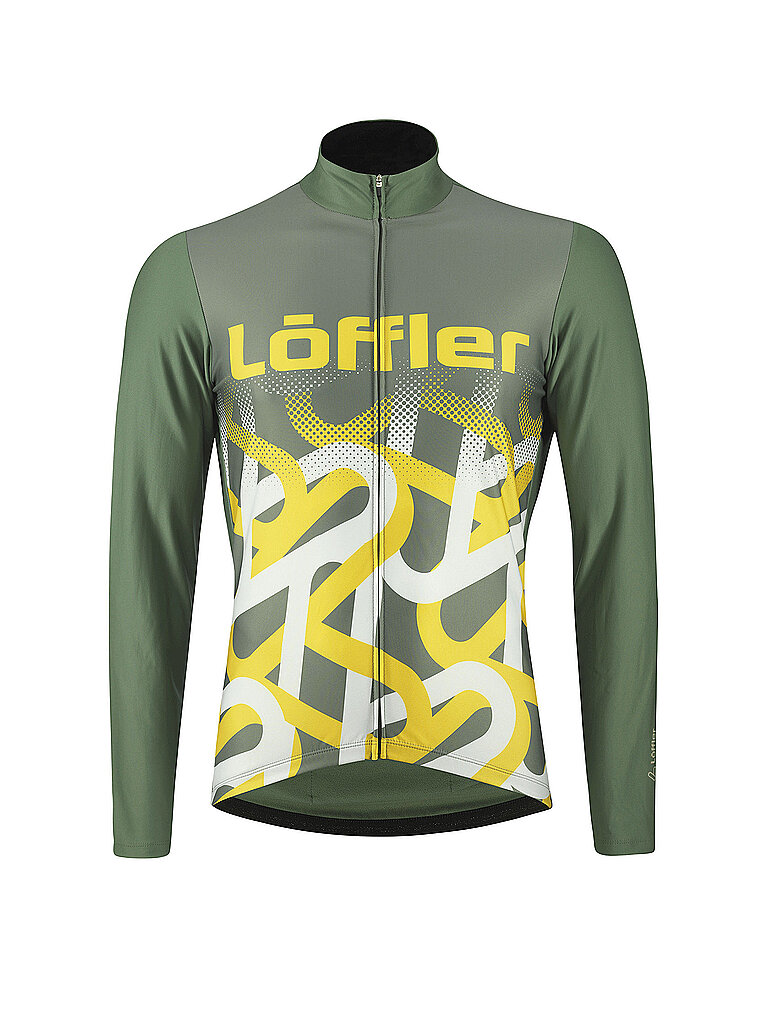 Löffler Maglia da ciclismo da uomo Ambassador MID oliva 54
