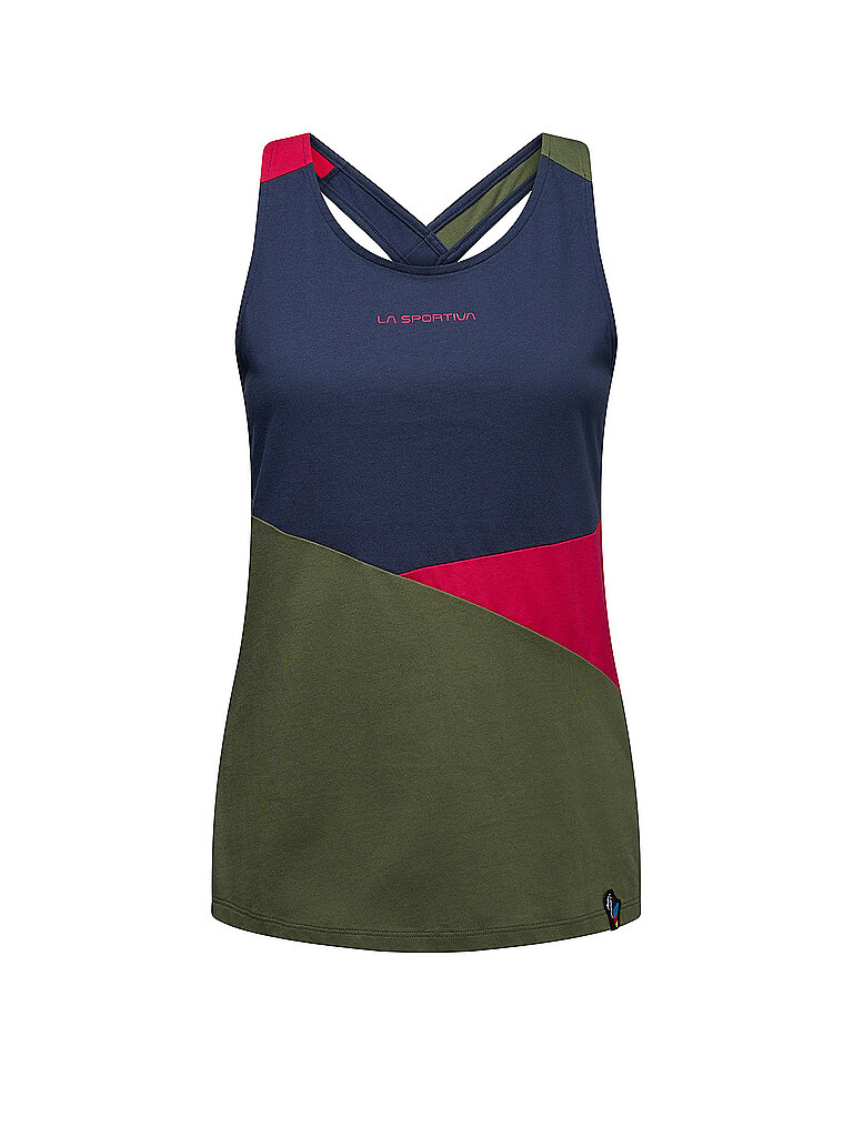 Canotta da arrampicata Twist da donna oliva XL