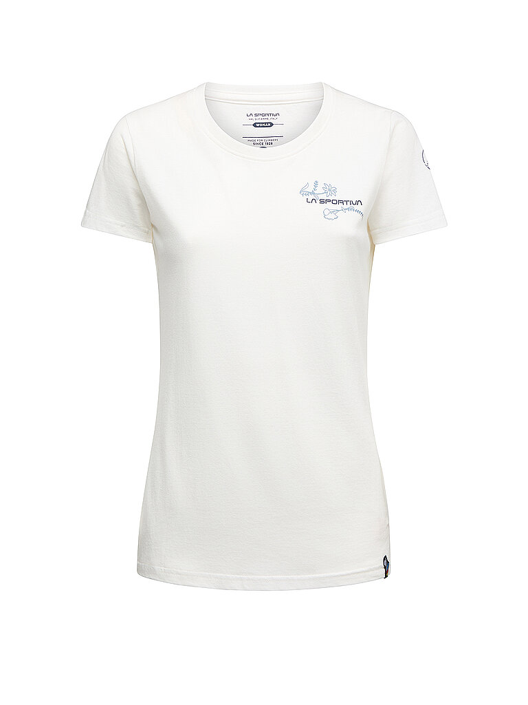 Maglietta da arrampicata da donna Climb Flower bianco XS