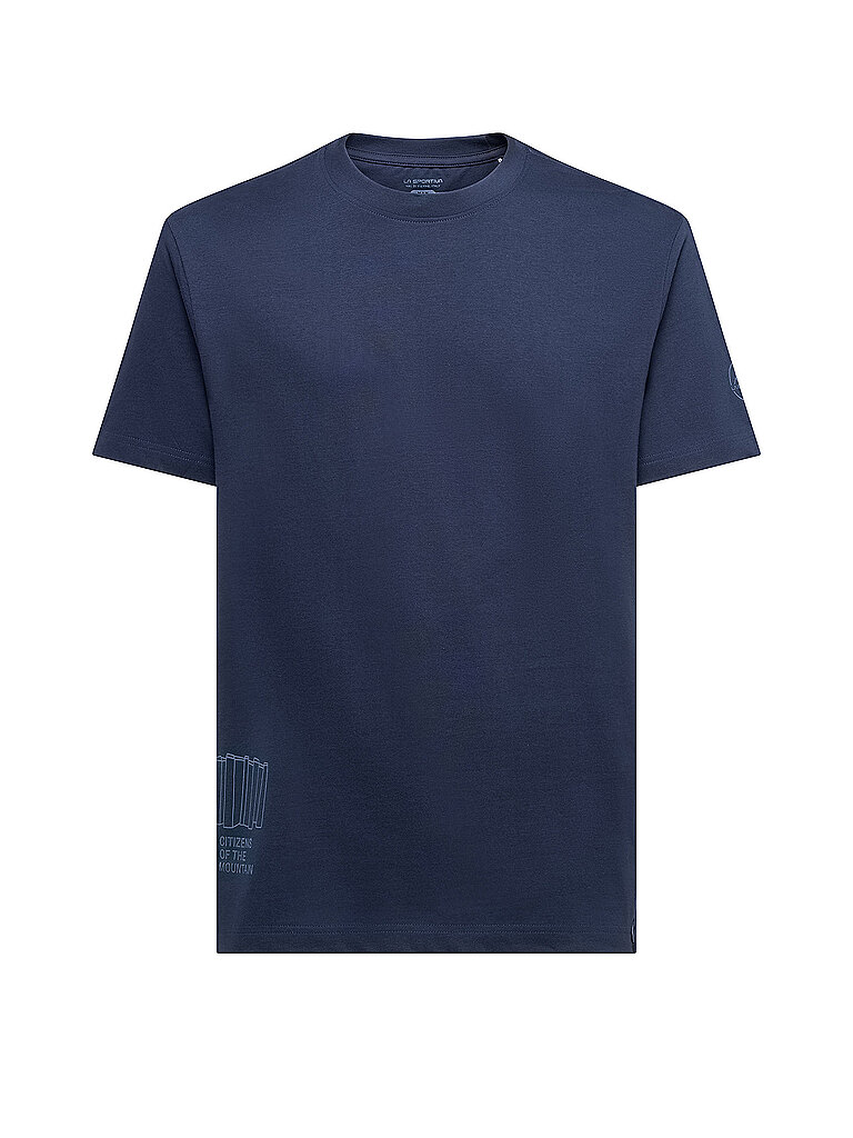 Maglietta da arrampicata da uomo Citizen Mountain blu XL