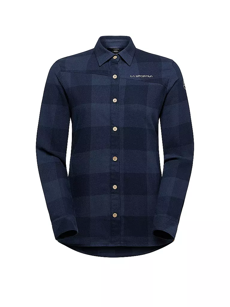 LA SPORTIVA | Camicia da arrampicata da donna Rambler Flannel | Blu scuro