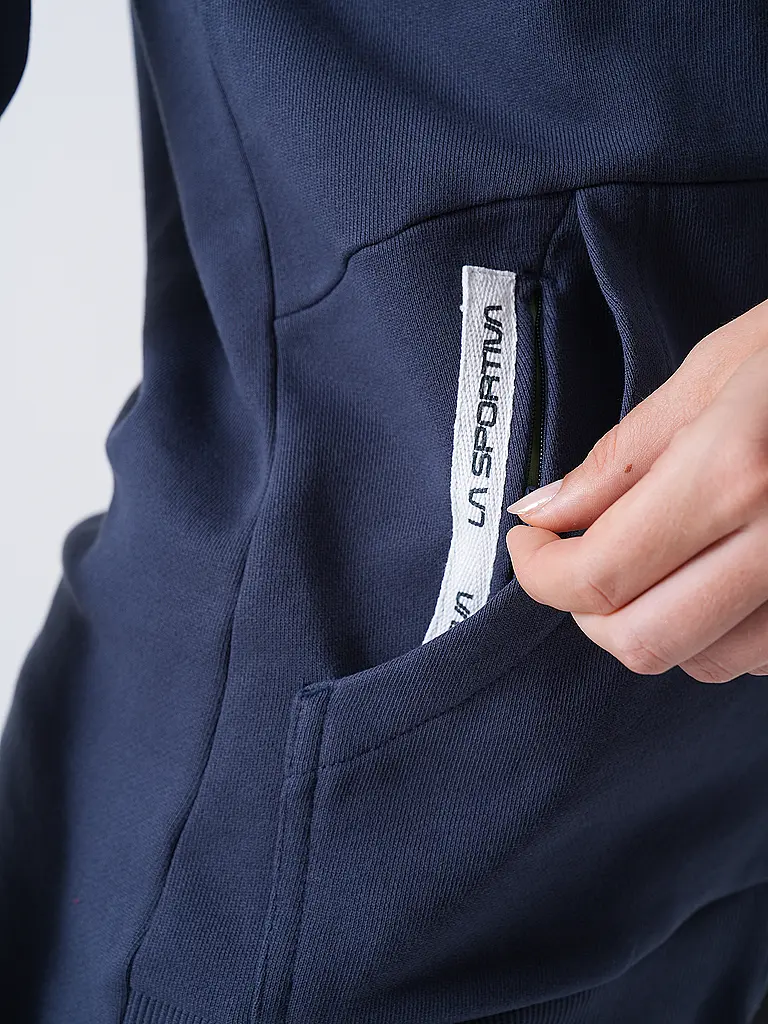 LA SPORTIVA | Giacca in pile da donna Kaos Hoodie | Blu scuro