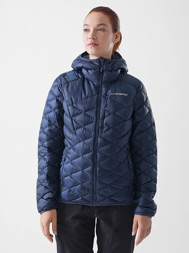 LA SPORTIVA | Giacca isolante da donna Pinnacle Down Hoodie | Blu scuro