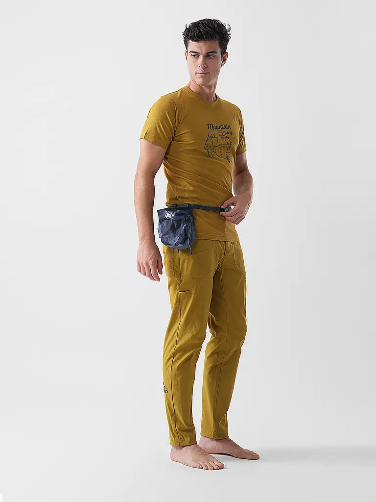 LA SPORTIVA | Maglietta da arrampicata Ape da uomo | Senape