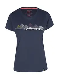 LA SPORTIVA | Maglietta da arrampicata da donna Peaks | Blu scuro