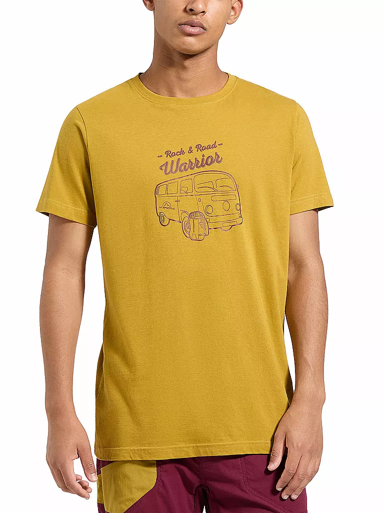 LA SPORTIVA | Maglietta da arrampicata da uomo Van | Senape