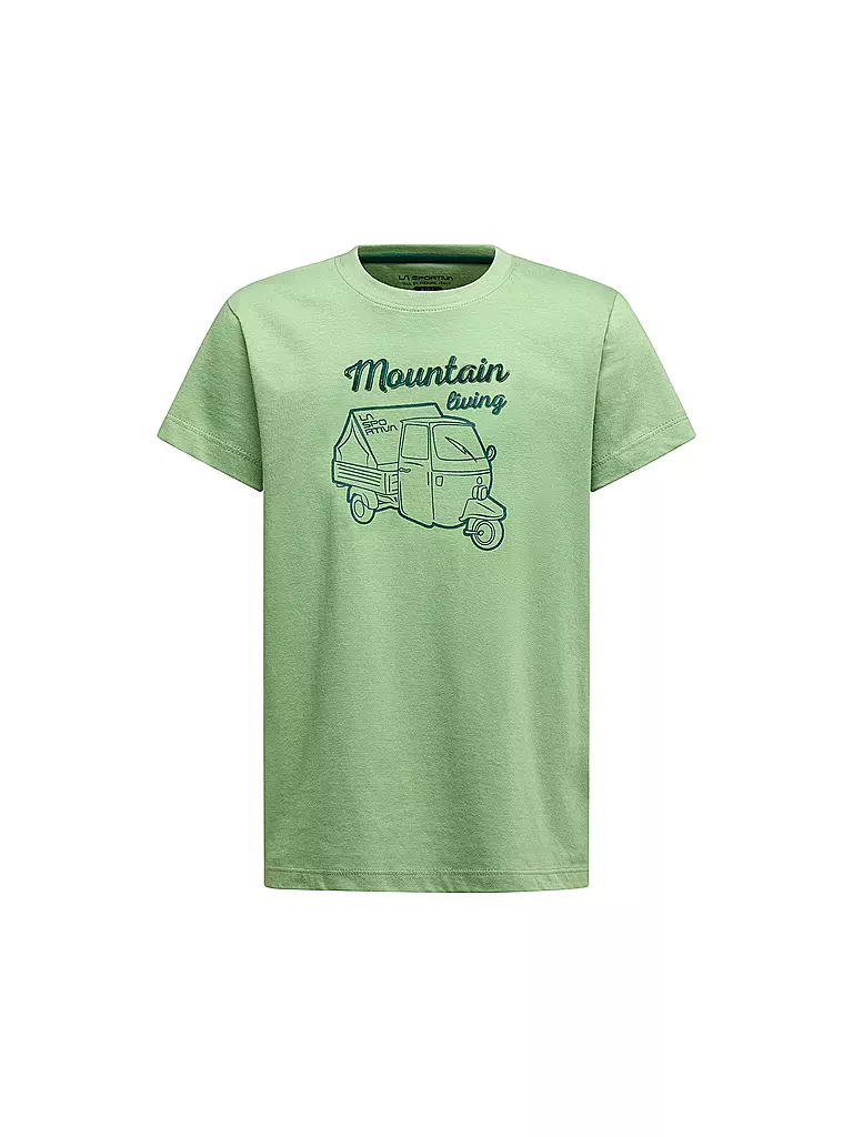LA SPORTIVA | Maglietta da arrampicata per bambini Ape | Verde chiaro
