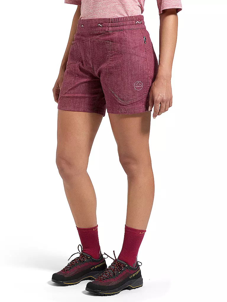 LA SPORTIVA | Short da arrampicata da donna Sierra Rock | Rosso scuro