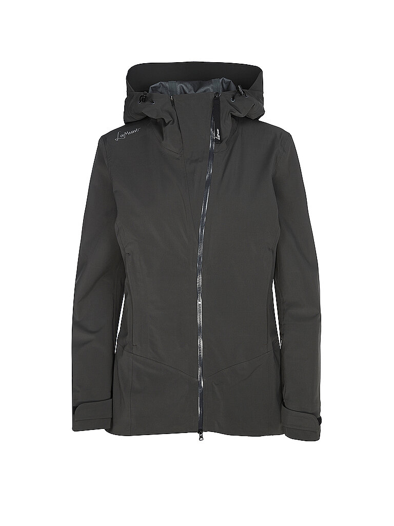 Giacca da turismo da donna Giada 3L Waterproof Hoodie nero 36