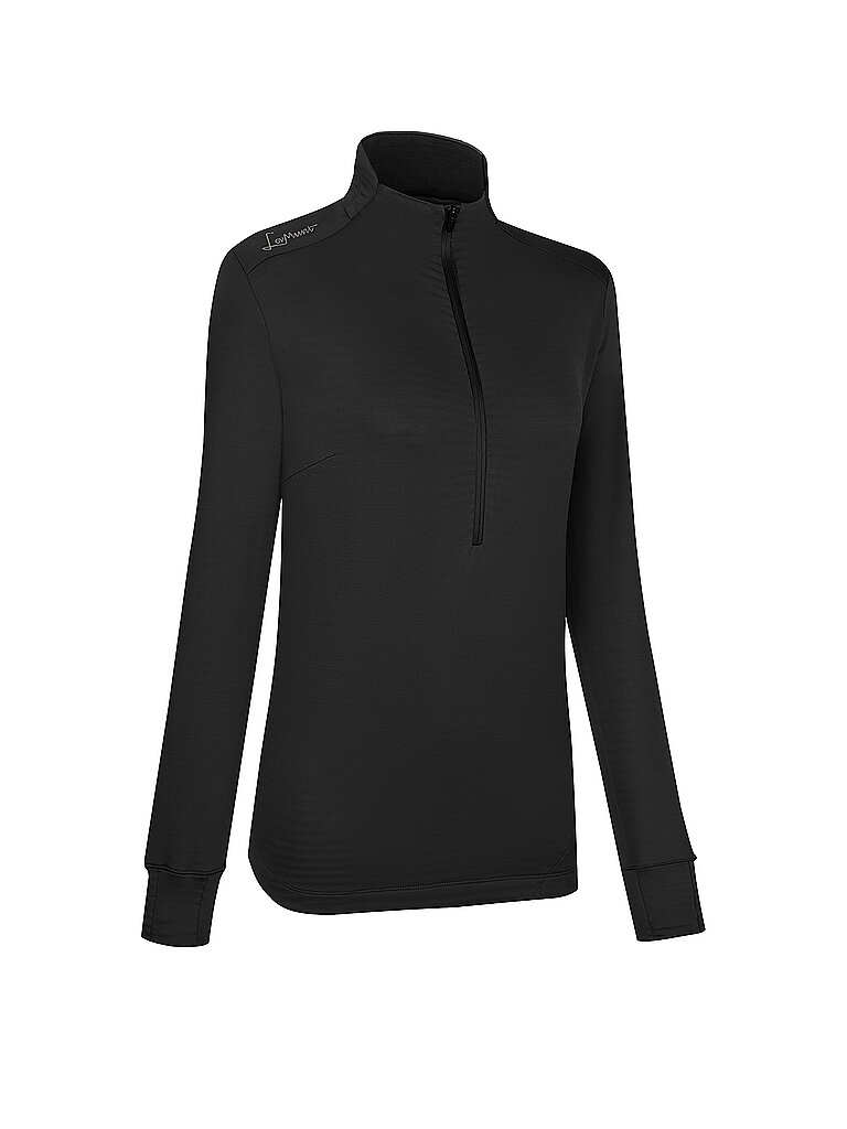 Zipshirt funzionale da donna Nora nero 40