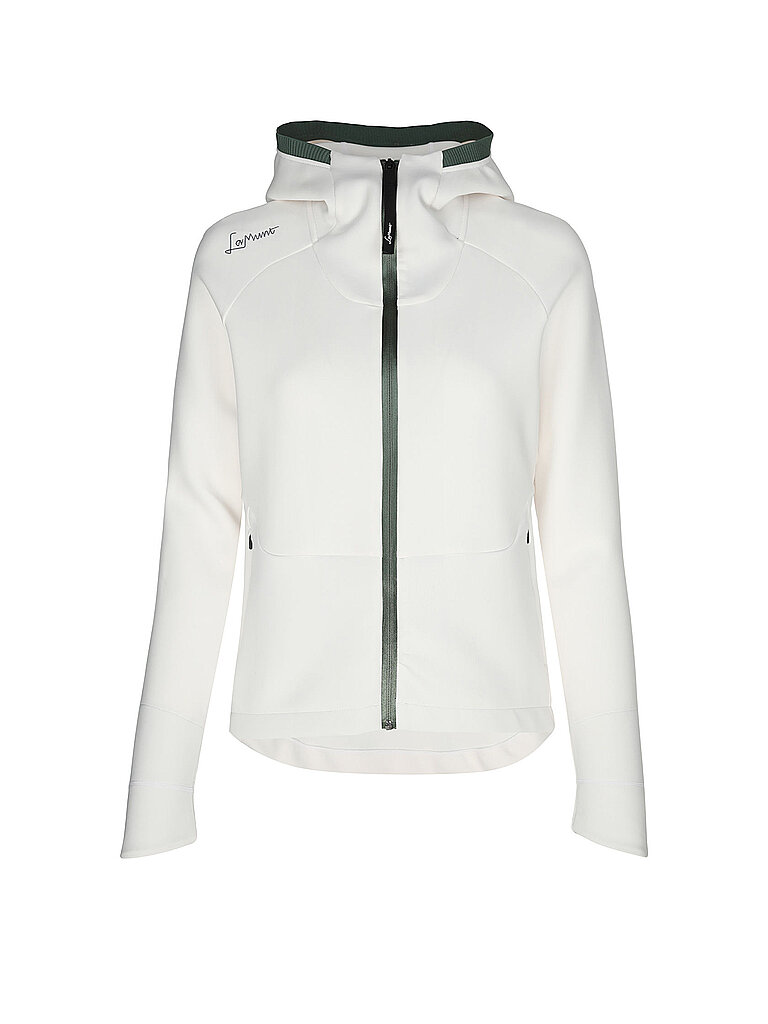 Giacca in pile da donna Antje Thermal Hoodie bianco 40